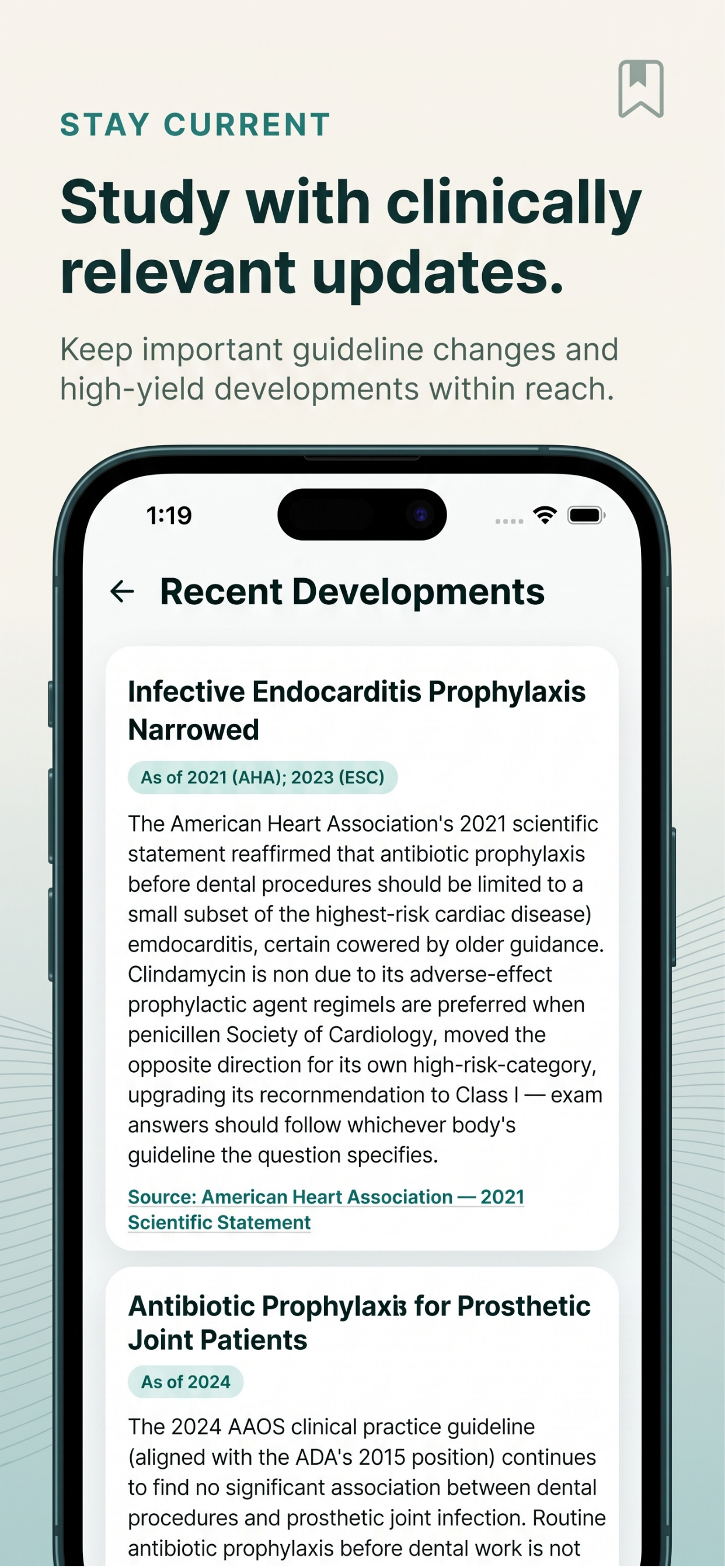 DentistUP Recent Developments — study with clinically relevant updates