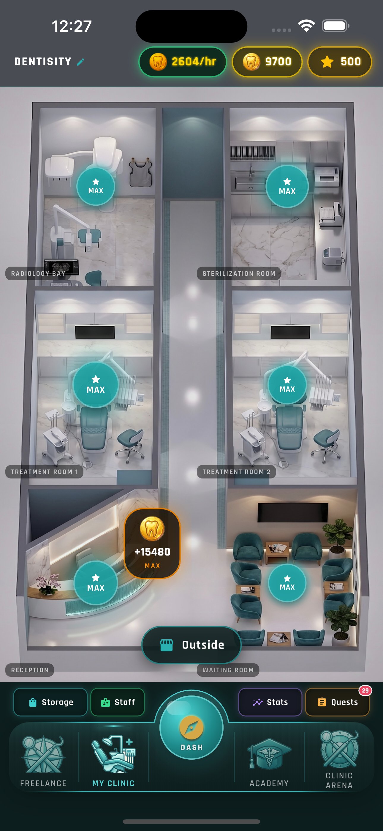 Clinic MAX Level